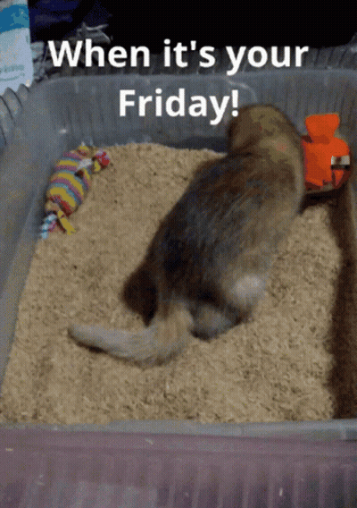 Red Heart Sending Great Friday Wishes To Friends GIF