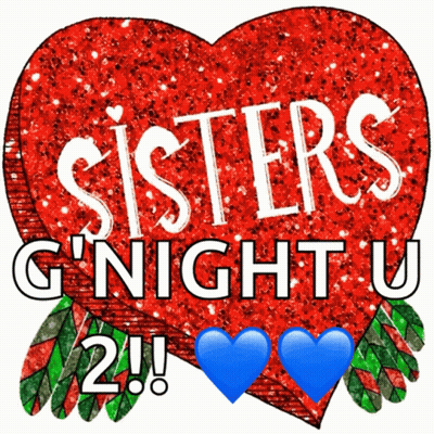 Red Heart Sisters G'night U GIF
