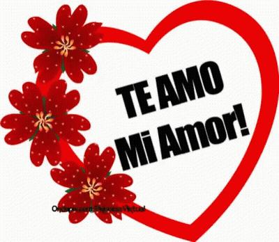 Red Heart Te Amo Mi Amor GIF