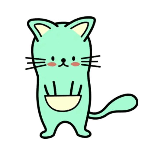 Red Heart With Cat Face And Whiskers Sticker