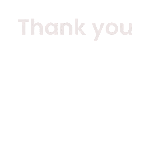 Red Heart With Hearts On Cheeks Thank You Sticker