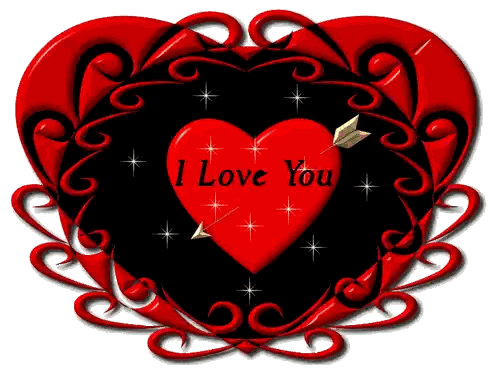 Red Heart With I Love You Sticker