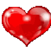 Red Heart With White Dots Sticker