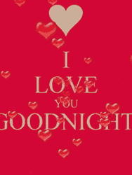 Red Hearts I Love You Good Night GIF
