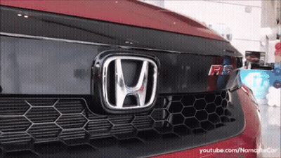 Red Honda RS Front GIF