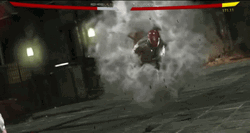 Red Hood Flying Kick Video Game GIF