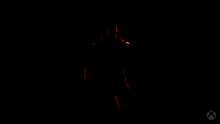 Red Hood Neon Red Passage GIF