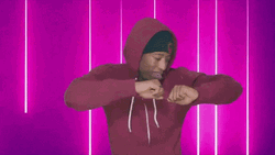 Red Hoodie Man Happy Dance Meme GIF