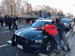 Red Jacket Guy Being Arrested With The Police GIF