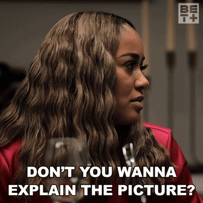 Red Jacket Woman Don't You Wanna Explain Picture GIF