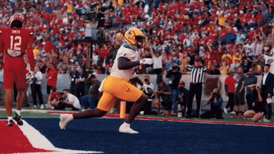 Red Jersey Football Player Number 12 GIF