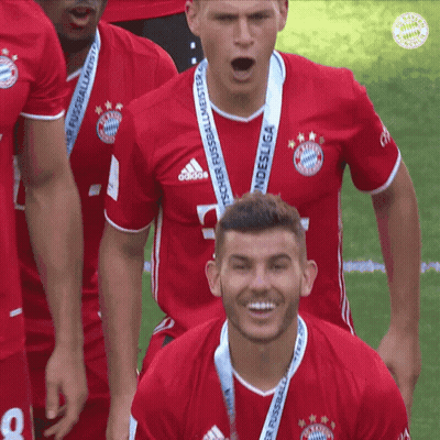 Red Jersey Soccer Players Number 8 GIF