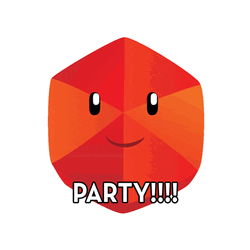 Red Laughing Emoji Party GIF