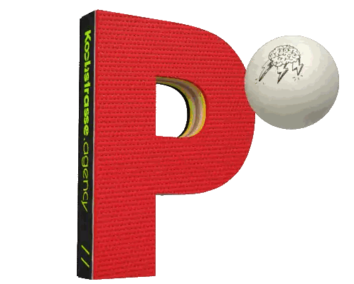 Red Letter P With Agency Sticker