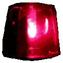 Red Light Shining In Darkness Sticker