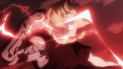 Red Lightning Bolt Coming Out Of Hand GIF