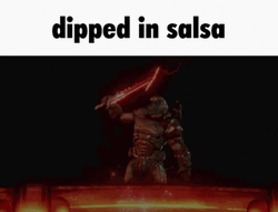 Red Lightning Dipped In Salsa GIF