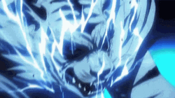 Red Lightning Tiger Strikes Powerful Bolt GIF