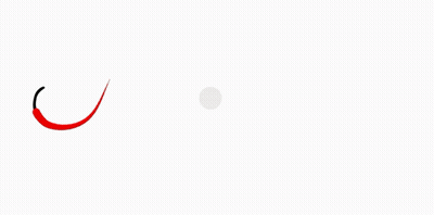 Red Line Pointing To Thank You Sign GIF