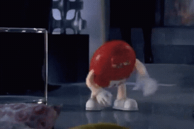 Red M&M Dancing