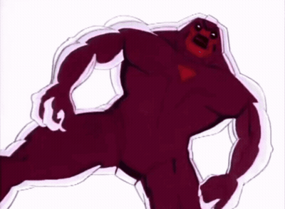 Red Monster Cartoon Drawing GIF