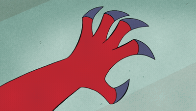 Red Monster Claw GIF
