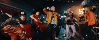 Red Monster Holding Green Hose GIF