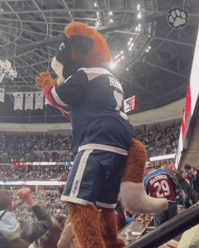 Red Monster Wearing Green Glasses And Bow Tie GIF