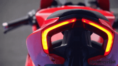 Red Motorcycle Saying Motorcyclist GIF