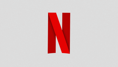 Red N With Shadow GIF