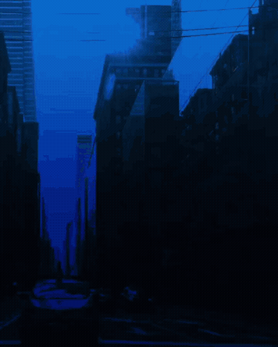Red Neon Sign Lit Up On Dark Background GIF