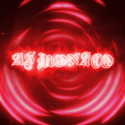 Red Neon Sign Saying As Monaco GIF