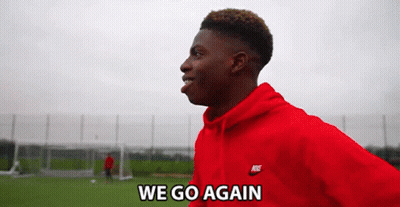 Red Nike Hoodie Man Says We Go Again GIF
