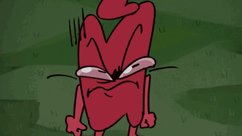 Red Object With Number 20 On Face GIF