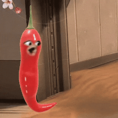 Red Pepper With Face GIF