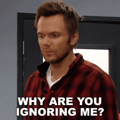 Red Plaid Shirt Man Saying Why Are You Ignoring Me GIF
