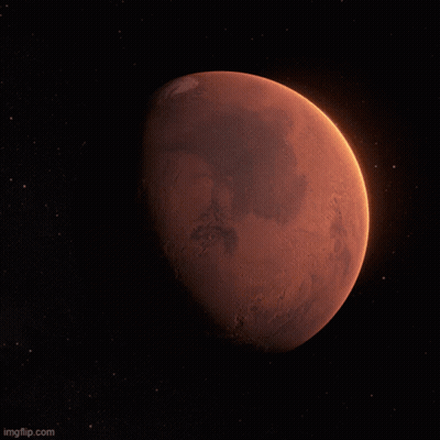 Red Planet In Space With Imgflip.com GIF