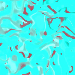 Red R On Liquid Form GIF