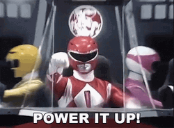 Red Ranger Power GIF