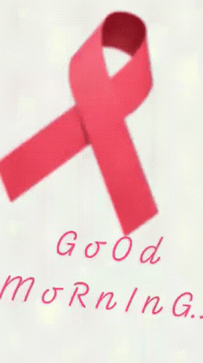 Red Ribbon Saying Good Morning GIF
