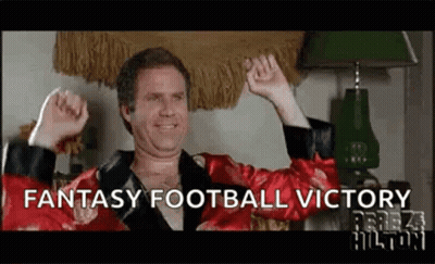 Red Robe Man Raising Arms Fantasy Football Victory GIF