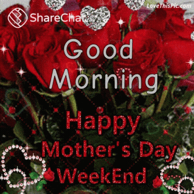 Red Roses Bouquet Good Morning Happy Mother's Day GIF