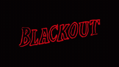 Red Scribble Saying I On Black Background GIF