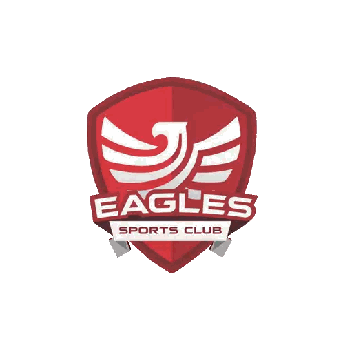 Red Shield With White Eagle Sticker
