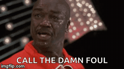 Red Shirt Man Crying Call The Damn Foul GIF