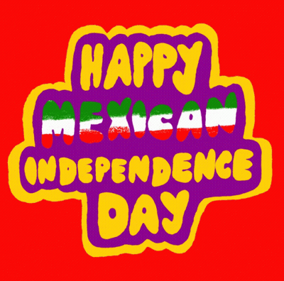Red Sign Happy Mexican Independence Day GIF