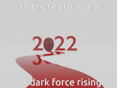 Red Sign Saying 2022 GIF