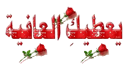 Red Sign With Arabic Writing And Roses Sticker