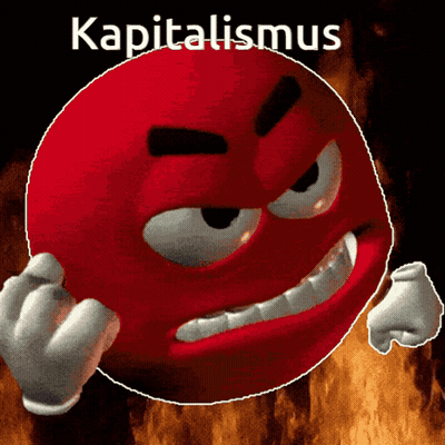 Red Smiley Face Kapitalismus GIF