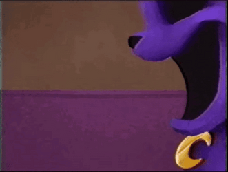 Red Smoke From Critters Mouth GIF